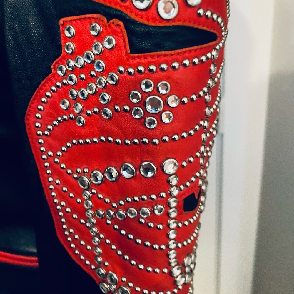 Vintage Michael Hoban, North Beach leather made for the stars Crystal Jacket - Picture 9 of 10